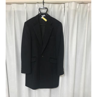 メンズティノラス(MEN'S TENORAS)の【美品】メンズ ティノラス　チェスターコート　チャコールグレー　日本製　Mサイズ(チェスターコート)