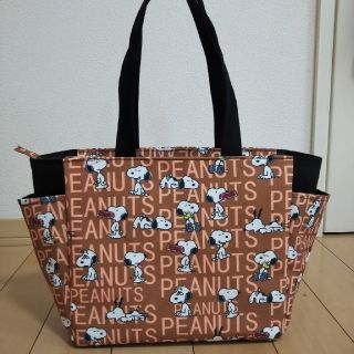 スヌーピー(SNOOPY)の スヌーピー バッグ ハンドメイド 帆布(バッグ)