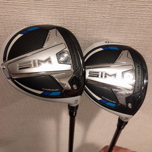 TaylorMade(テーラーメイド)のテーラーメイド SIMフェアウェイウッド 3W 5Wセット ディアマナZF60S スポーツ/アウトドアのゴルフ(クラブ)の商品写真