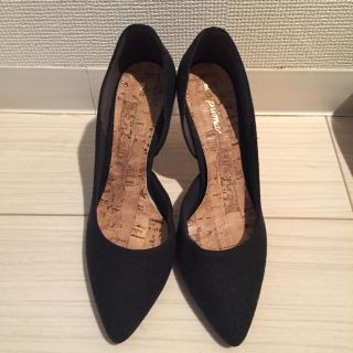 【❤︎ブラック 布 生地 ハイヒール❤︎】最終価格(ハイヒール/パンプス)