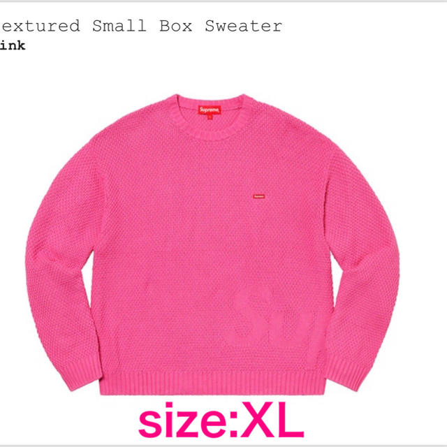 supremeシュプリーム Textured Small Box Sweater