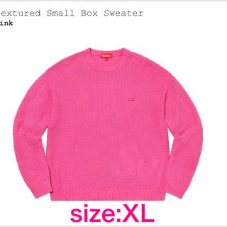 シュプリーム(Supreme)のsupremeシュプリーム Textured Small Box Sweater(ニット/セーター)