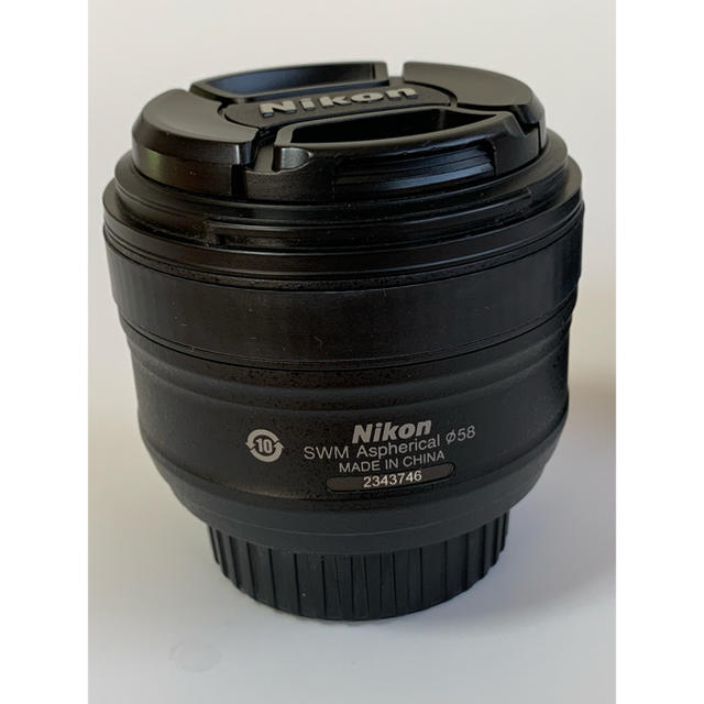 Nikon(ニコン)のNikon 単焦点 AS-F NIKKOR 50mm f/1.8Gフルサイズ対応 スマホ/家電/カメラのカメラ(レンズ(単焦点))の商品写真