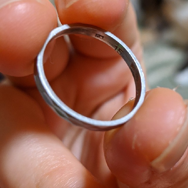 指輪　15号 プラチナ850  レディースのアクセサリー(リング(指輪))の商品写真