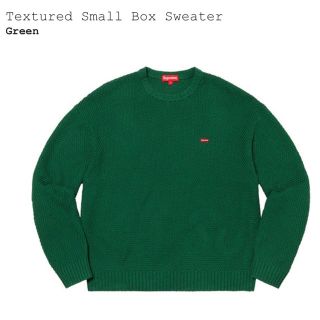 シュプリーム(Supreme)のXL supreme Small Box Sweater 緑　評価多数！(ニット/セーター)