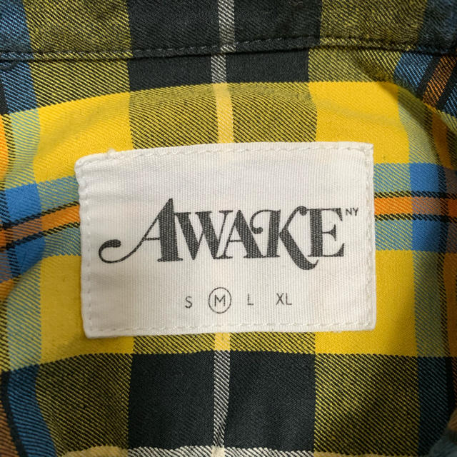 【美品】アウェイク ニューヨーク  チェックシャツ 長袖 ［AWAKE NY］