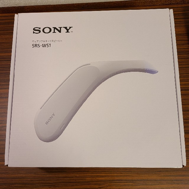 新品未開封 ソニーウェアラブルネックスピーカー SONY SRS-WS1 | www