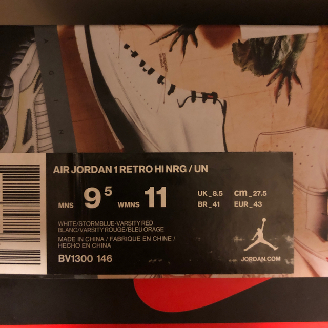 NIKE(ナイキ)のAIRJORDAN1  union メンズの靴/シューズ(スニーカー)の商品写真