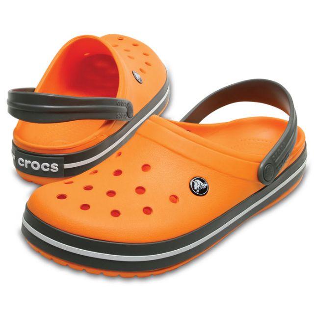 crocs(クロックス)の23cm クロックス クロックバンド クロッグ オレンジ レディースの靴/シューズ(サンダル)の商品写真