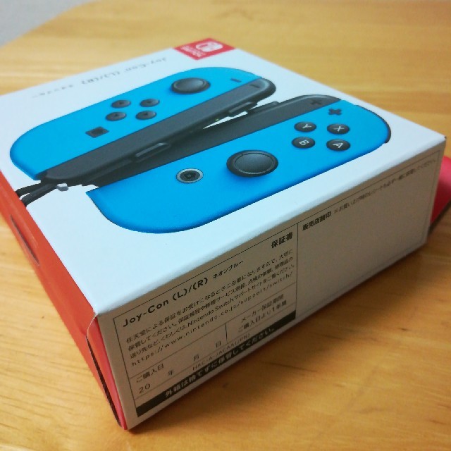 Nintendo Switch - 新品未使用 Joy-Con(L)/(R)ネオンブルーの通販 by えむの's shop｜ニンテンドー