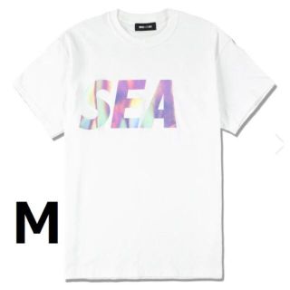 SEA (IRIDESCENT) T-SHIRT﻿ / WHITE M(Tシャツ/カットソー(半袖/袖なし))