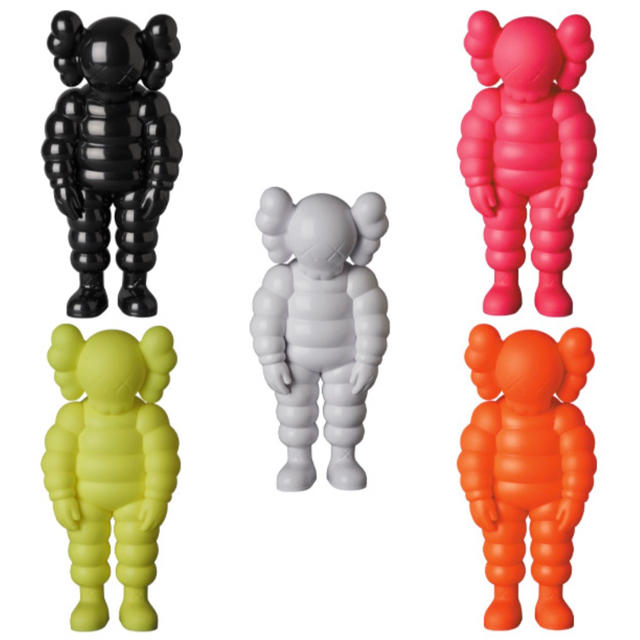 MEDICOM TOY(メディコムトイ)の手元あり　5色セット　KAWS WHAT PARTY MEDICOMTOY エンタメ/ホビーのフィギュア(その他)の商品写真