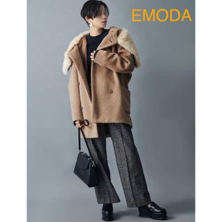 エモダ(EMODA)のEMODA オーバーサイズコート(毛皮/ファーコート)