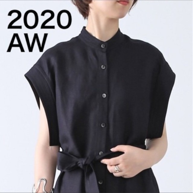 CLANE 今期 2020AW YACCO LONG SHIRT OP ベージュ