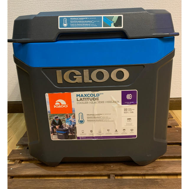 IGLOO(イグルー)  クーラーボックス62QT 58L