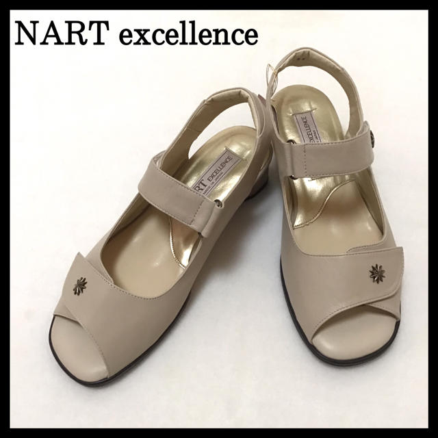NART excellence 新品未使用 訳あり品 サンダル パンプス 23 レディースの靴/シューズ(サンダル)の商品写真