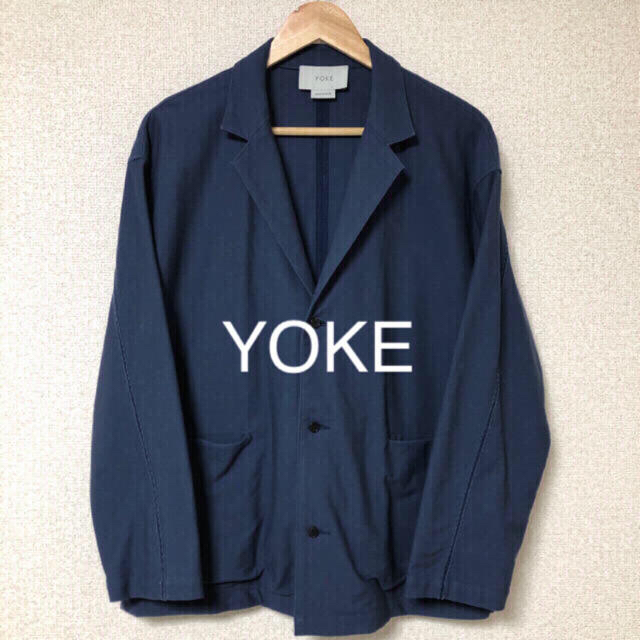 SUNSEA(サンシー)のYOKE 19ss john別注　セットアップブルー　サイズ1(最終売り尽くし) メンズのスーツ(セットアップ)の商品写真