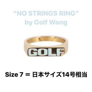 Golf Wang 18K NO STRINGS RING US7 14号相当(リング(指輪))