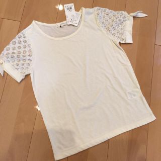 グローブ(grove)の未使用  グローブ レース袖Tシャツ(Tシャツ(半袖/袖なし))