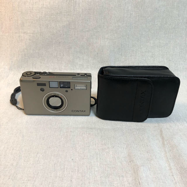 京セラ(キョウセラ)の【美品】contax T3D｜純正ケース付 スマホ/家電/カメラのカメラ(フィルムカメラ)の商品写真