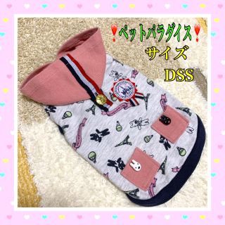 ❣️大人気❣️ペットパラダイス♪リサとガスパール　サイズDSS  可愛いパーカー(犬)