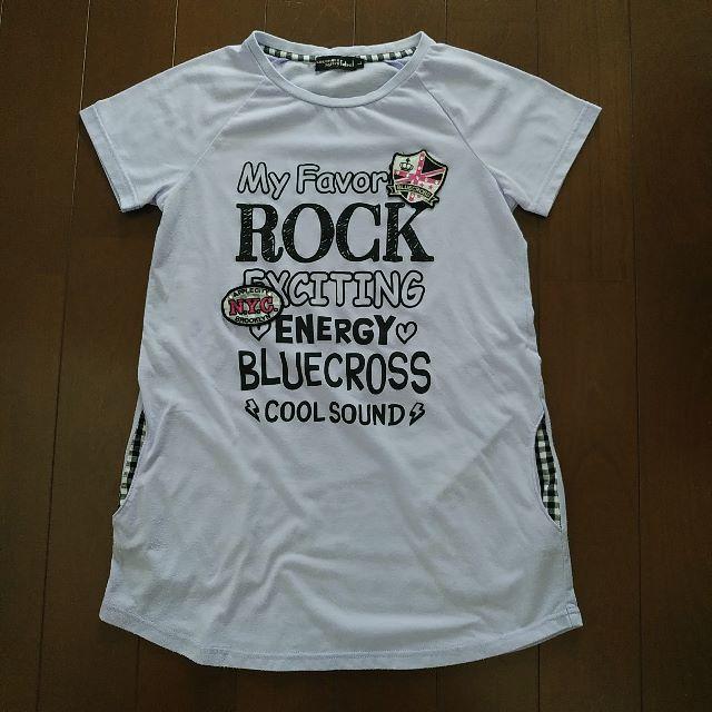 bluecross(ブルークロス)のBLUE　CR💛SS　ラグランスリーブTシャツ　L　160 キッズ/ベビー/マタニティのキッズ服女の子用(90cm~)(Tシャツ/カットソー)の商品写真