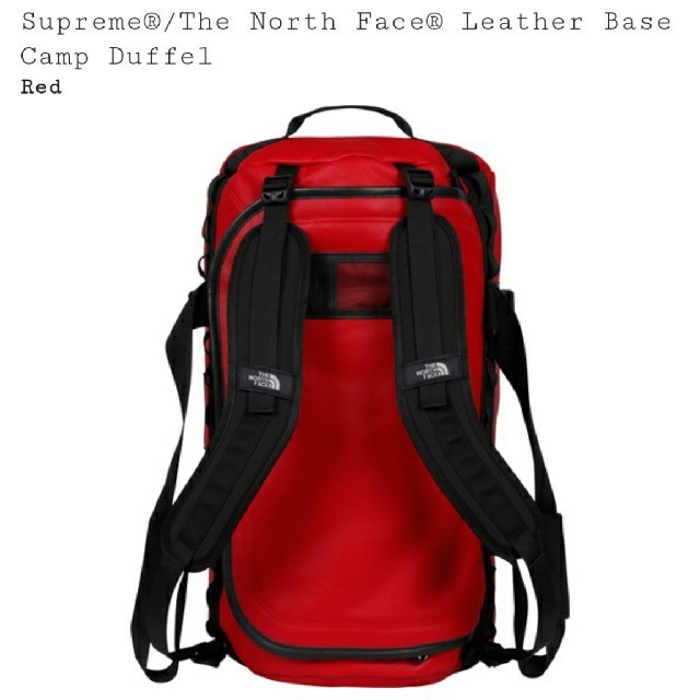 Supreme(シュプリーム)の正規品&新品未使用品　Supreme/ノースフェイス　コラボ　レザーバッグ メンズのバッグ(バッグパック/リュック)の商品写真