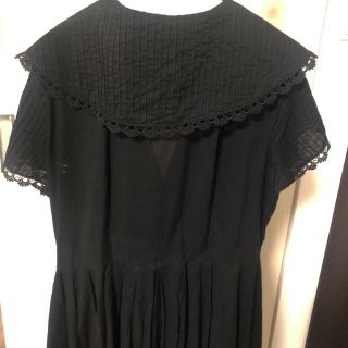 ロキエ(Lochie)のvintage  black long one-piece(ロングワンピース/マキシワンピース)