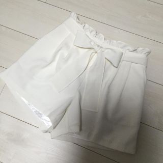 アプワイザーリッシェ(Apuweiser-riche)のアプ♡ウエストリボン ショートパンツ(ショートパンツ)