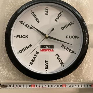 ハフ(HUF)の【新品】HUF × SKATE MENTAL スケートメンタル CLOCK 時計(スケートボード)