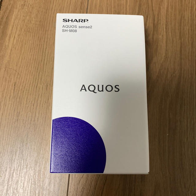 【新品未使用】 AQUOS sense2 SH-M08 ホワイトシルバースマホ/家電/カメラ