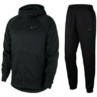 ナイキ(NIKE)の新品Lサイズ NIKE ナイキ パーカー パンツ 上下セット セットアップ 黒(ジャージ)