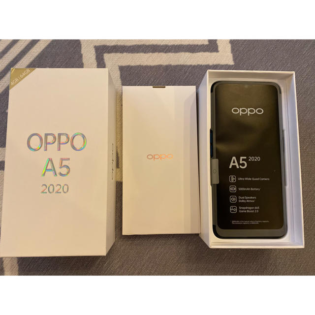 美品 OPPO A5 2020 グリーン