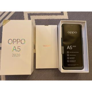 ラクテン(Rakuten)の美品 OPPO A5 2020 グリーン(スマートフォン本体)