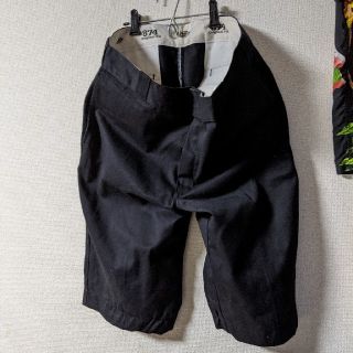 ディッキーズ(Dickies)のDickies/XL　無地　ブラックチノパン（ハーフタイプ）(ショートパンツ)