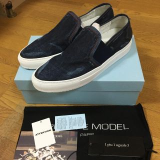 美品 1piu1uguale3 PHILIPPE MODEL SLIP-ON