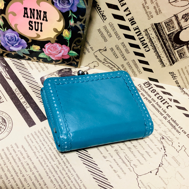 ANNA SUI(アナスイ)のアナスイ　ブルーグリーン　財布 レディースのファッション小物(財布)の商品写真