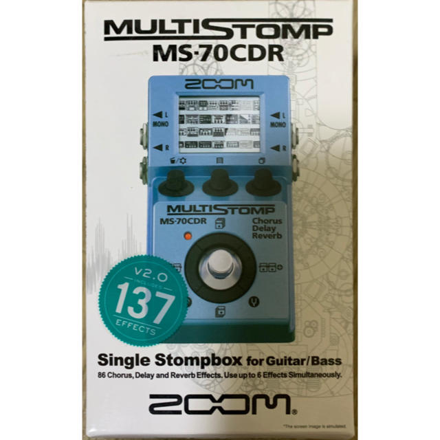 Zoom(ズーム)のZOOM MS70-CDR 楽器のギター(エフェクター)の商品写真