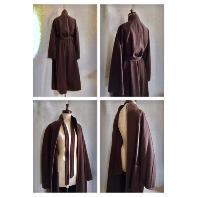 JAEGER(イエーガー)の70s JAEGER Woll Maxi Gown Coat コート ガウン レディースのジャケット/アウター(ロングコート)の商品写真