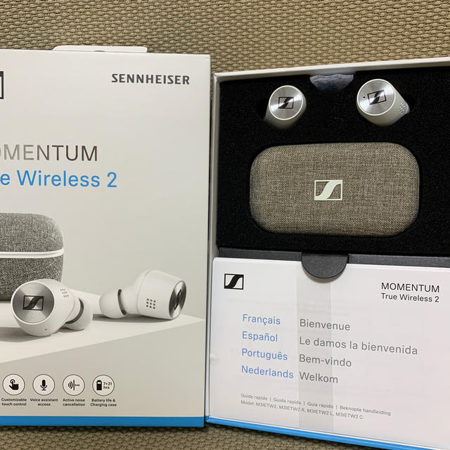 SENNHEISER(ゼンハイザー)の★専用★Sennheiser MOMENTUM True Wireless 2 スマホ/家電/カメラのオーディオ機器(ヘッドフォン/イヤフォン)の商品写真