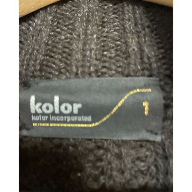 kolor 20aw ジップニットブルゾン