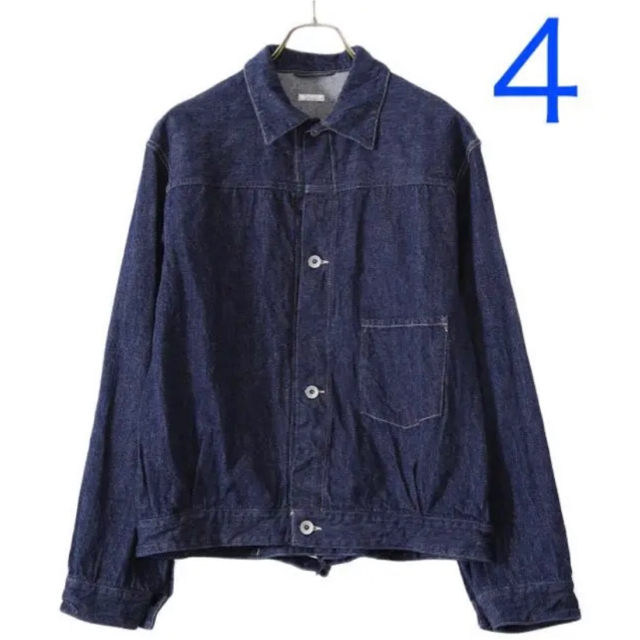 COMOLI(コモリ)の【新品タグ付き】comoli デニムジャケット 20aw SIZE 4 メンズのジャケット/アウター(Gジャン/デニムジャケット)の商品写真