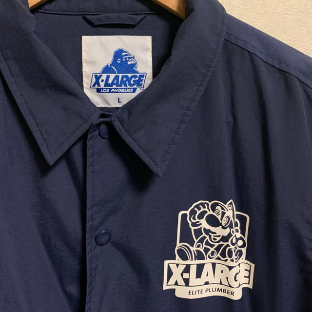 XLARGE(エクストララージ)のXLARGE × Super Mario Brothers コーチジャケット メンズのジャケット/アウター(ナイロンジャケット)の商品写真