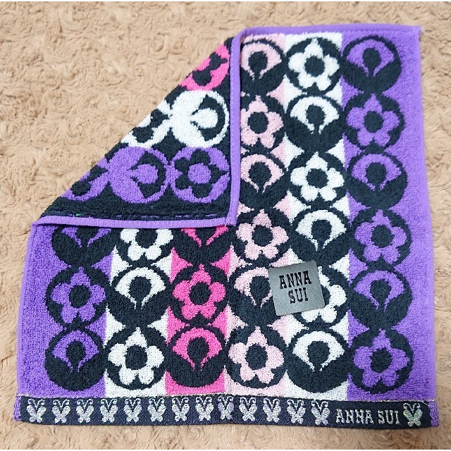 ANNA SUI(アナスイ)の《未使用》ANNA SUI タオルハンカチ レディースのファッション小物(ハンカチ)の商品写真