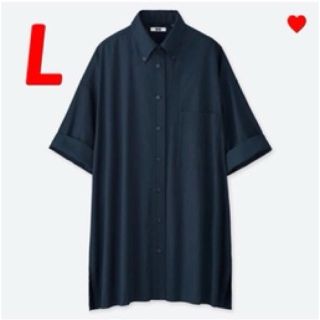 ルメール(LEMAIRE)の【L】ビーチカバーアップワンピース UNIQLOU ユニクロユー(ひざ丈ワンピース)