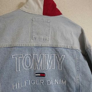 トミーヒルフィガー(TOMMY HILFIGER)のみー様専用ページ　トミー　ロゴ入り　デニムジャケット　日本未入荷　US限定(Gジャン/デニムジャケット)