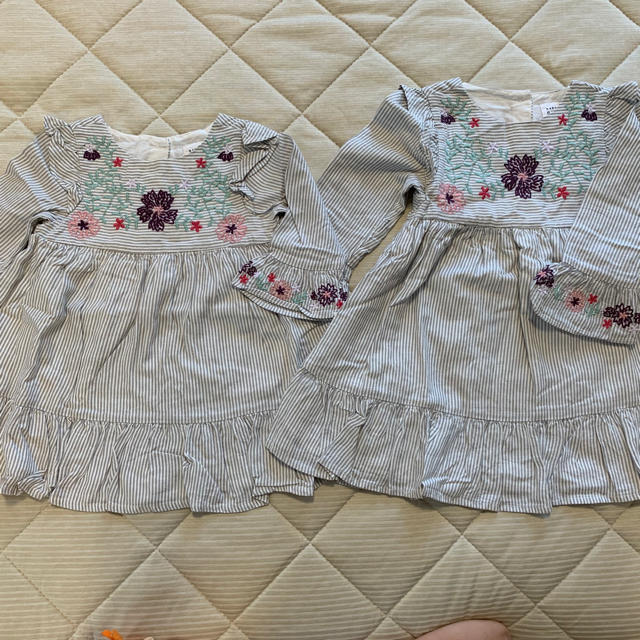 babyGAP(ベビーギャップ)のbaby gap ベビーギャップ ワンピース 70 90 美品 キッズ/ベビー/マタニティのキッズ服女の子用(90cm~)(ワンピース)の商品写真