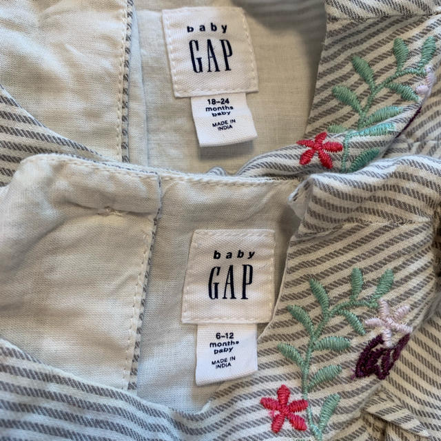 babyGAP(ベビーギャップ)のbaby gap ベビーギャップ ワンピース 70 90 美品 キッズ/ベビー/マタニティのキッズ服女の子用(90cm~)(ワンピース)の商品写真