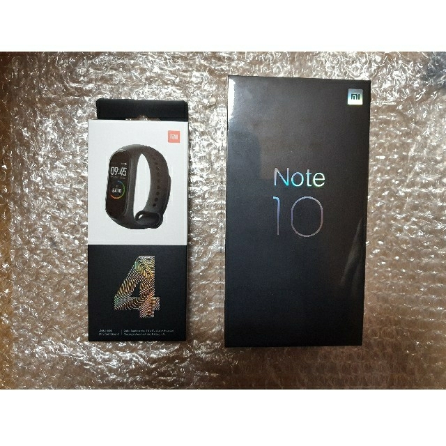 mi note10 & mi band 4 セット 新品