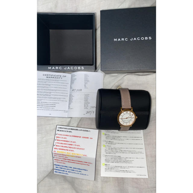 MARC JACOBS(マークジェイコブス)のkay様専用　MJ1538 美品　グレー レディースのファッション小物(腕時計)の商品写真